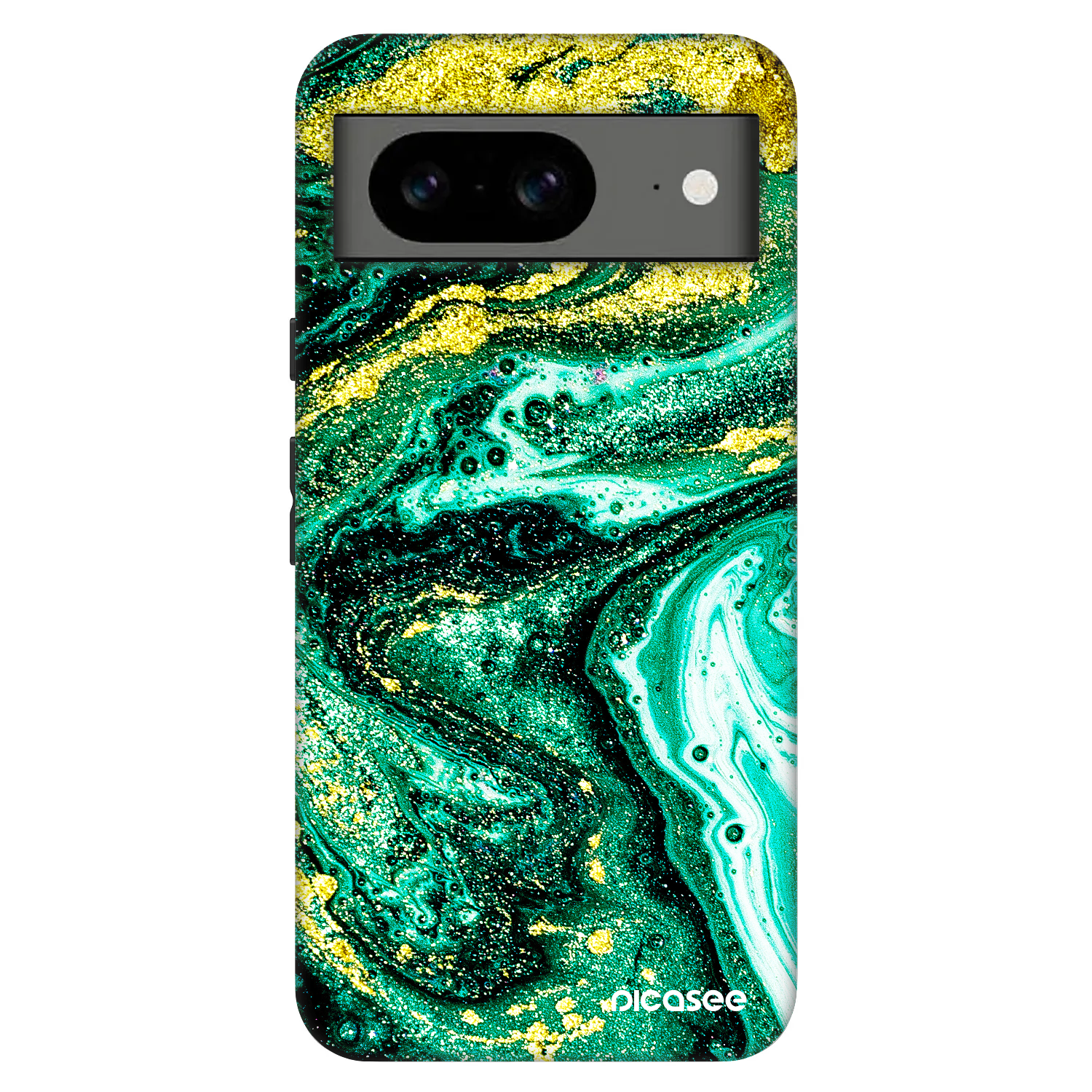 Picasee Fashion Case Google Pixel 8 Pro - Green Gold