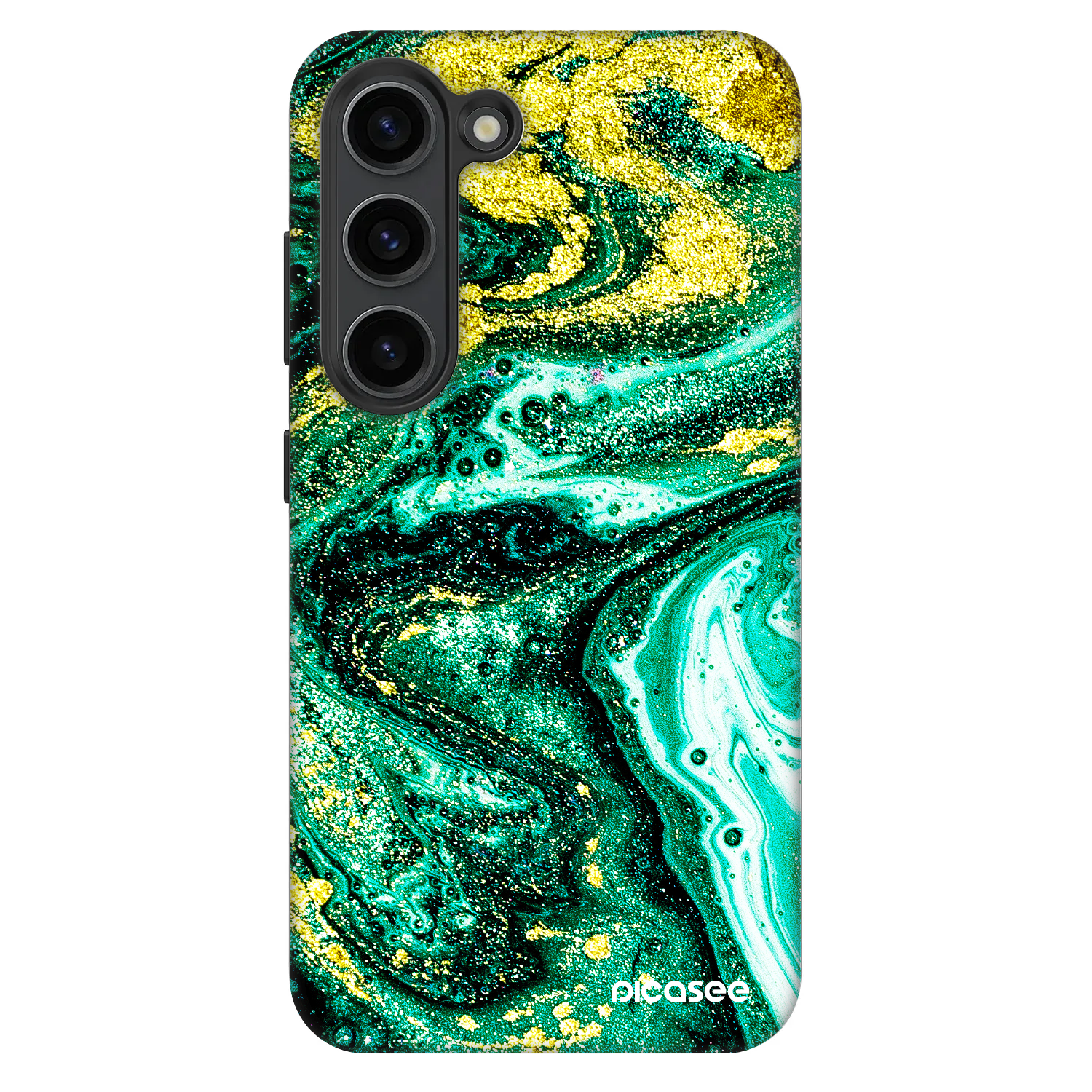 Picasee Fashion Case Samsung Galaxy S23+ 5G - Green Gold