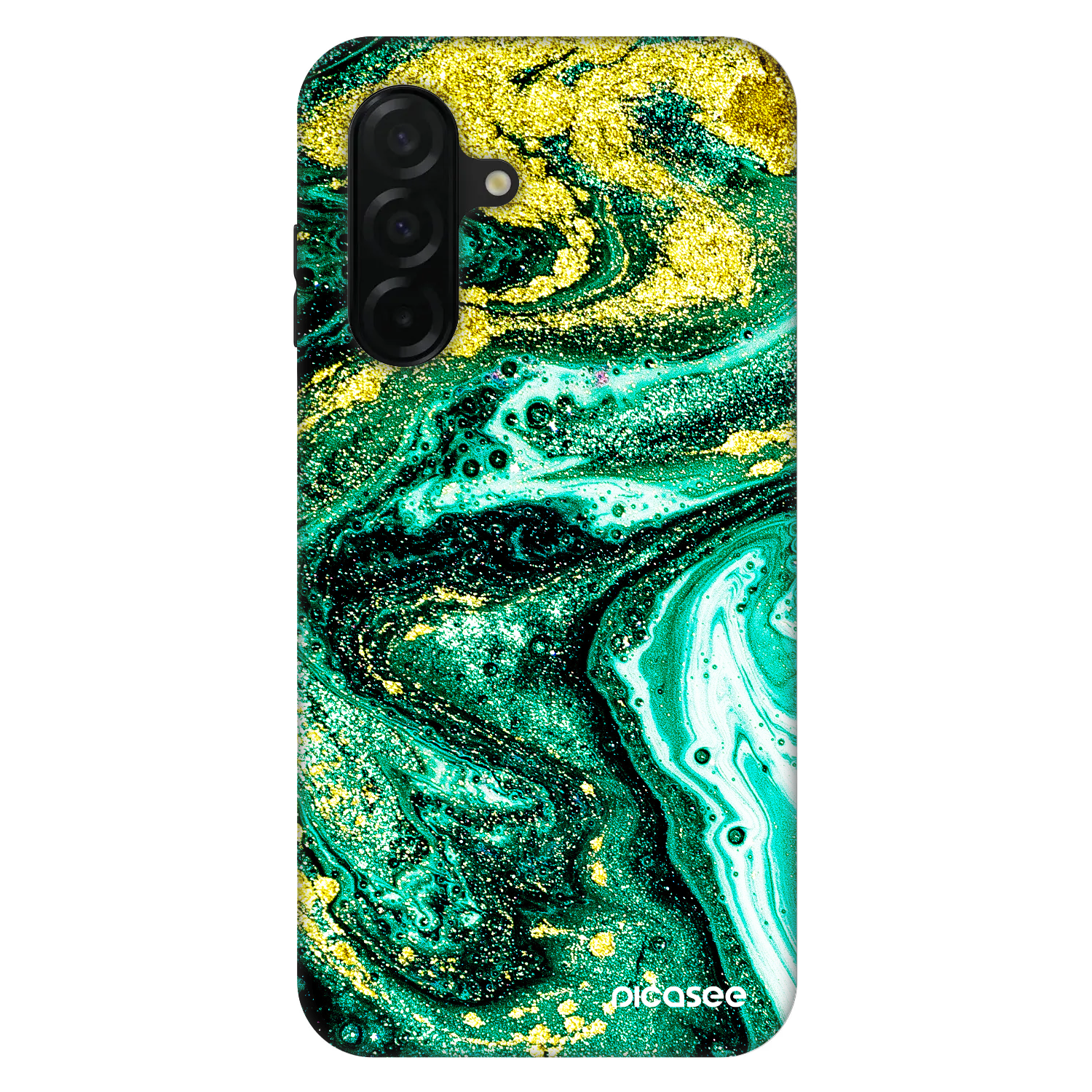 Picasee Fashion Case Samsung Galaxy A26 5G A266B - Green Gold