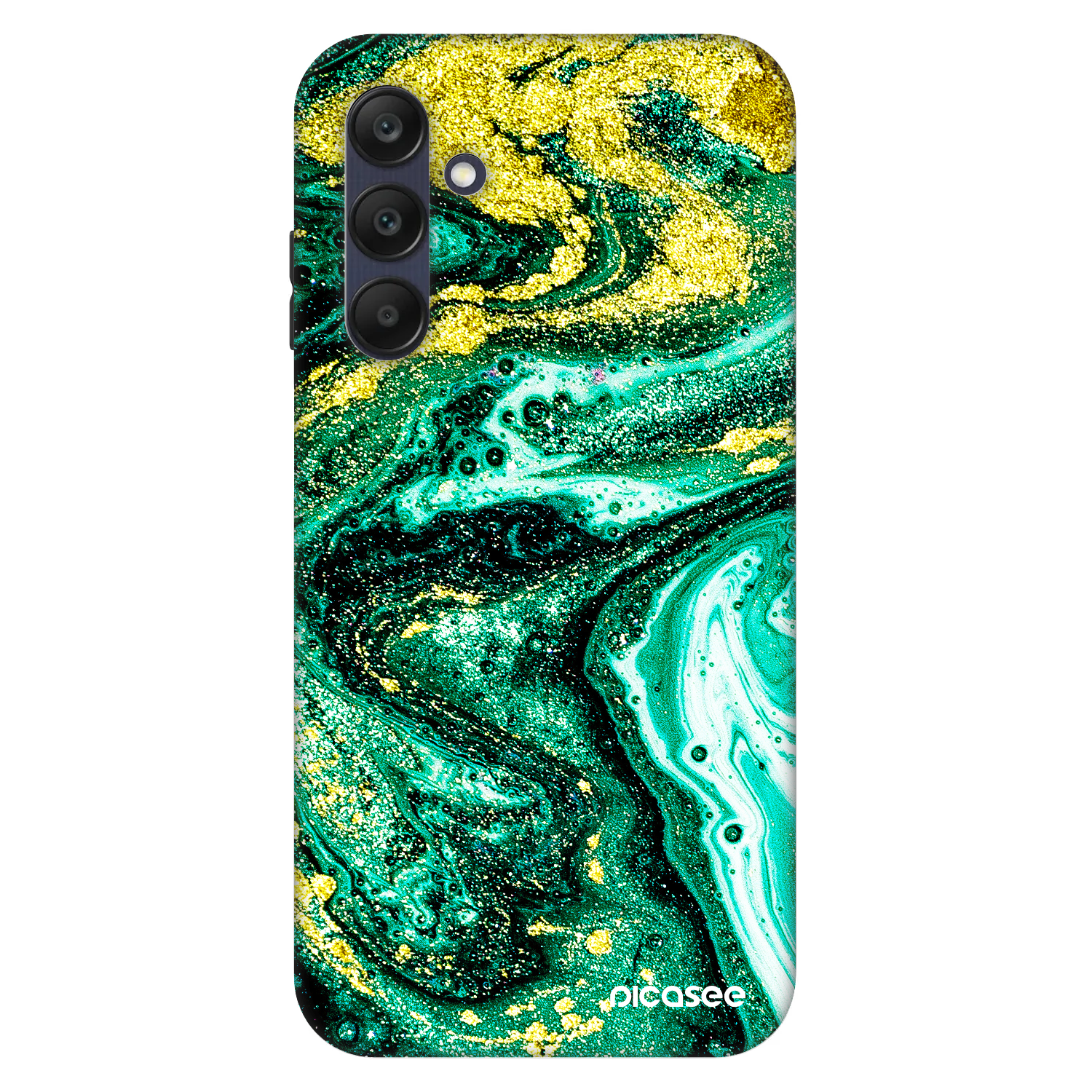 Picasee Fashion Case Samsung Galaxy A25 A256B 5G - Green Gold