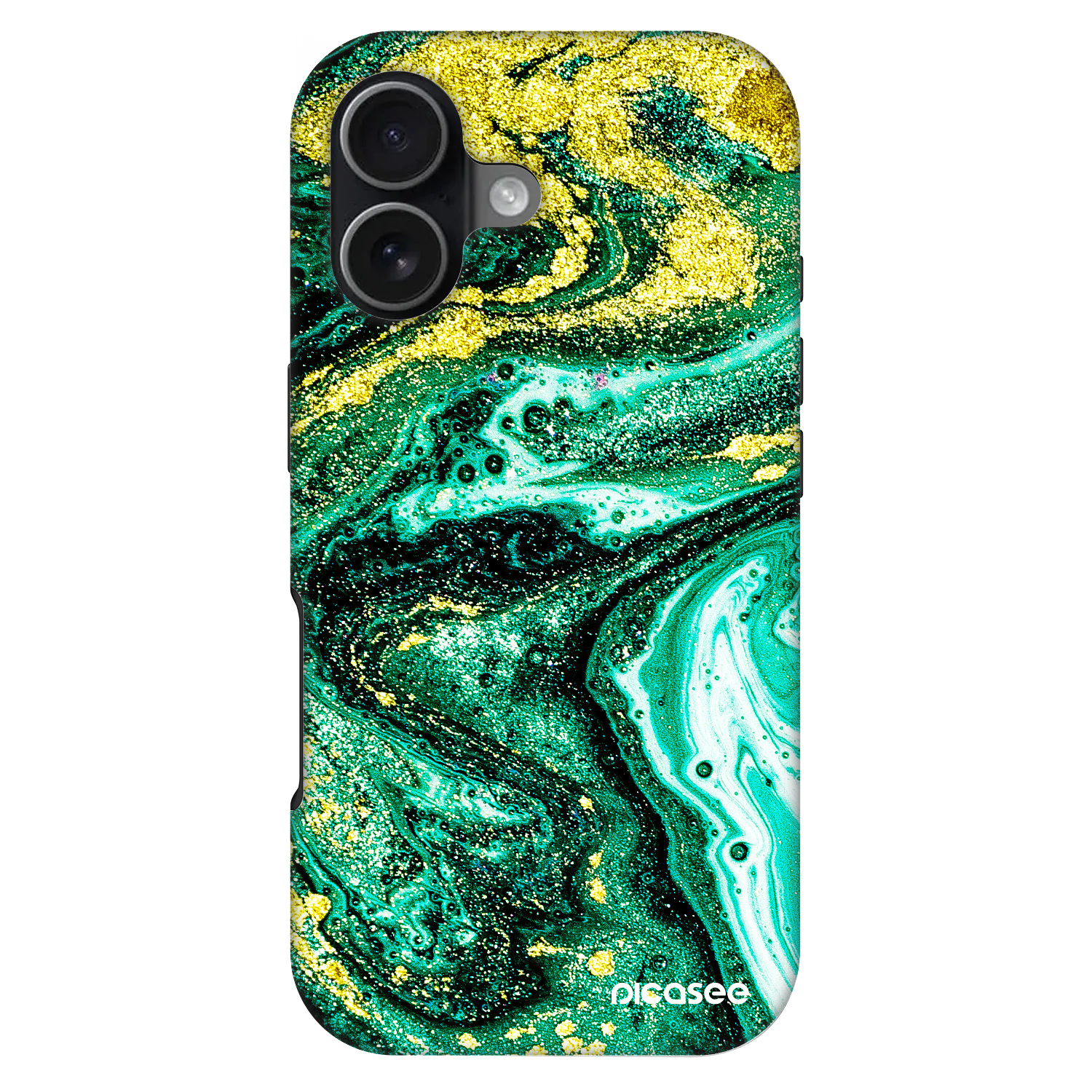 Picasee Fashion Case MagSafe Apple iPhone 17 - Green Gold