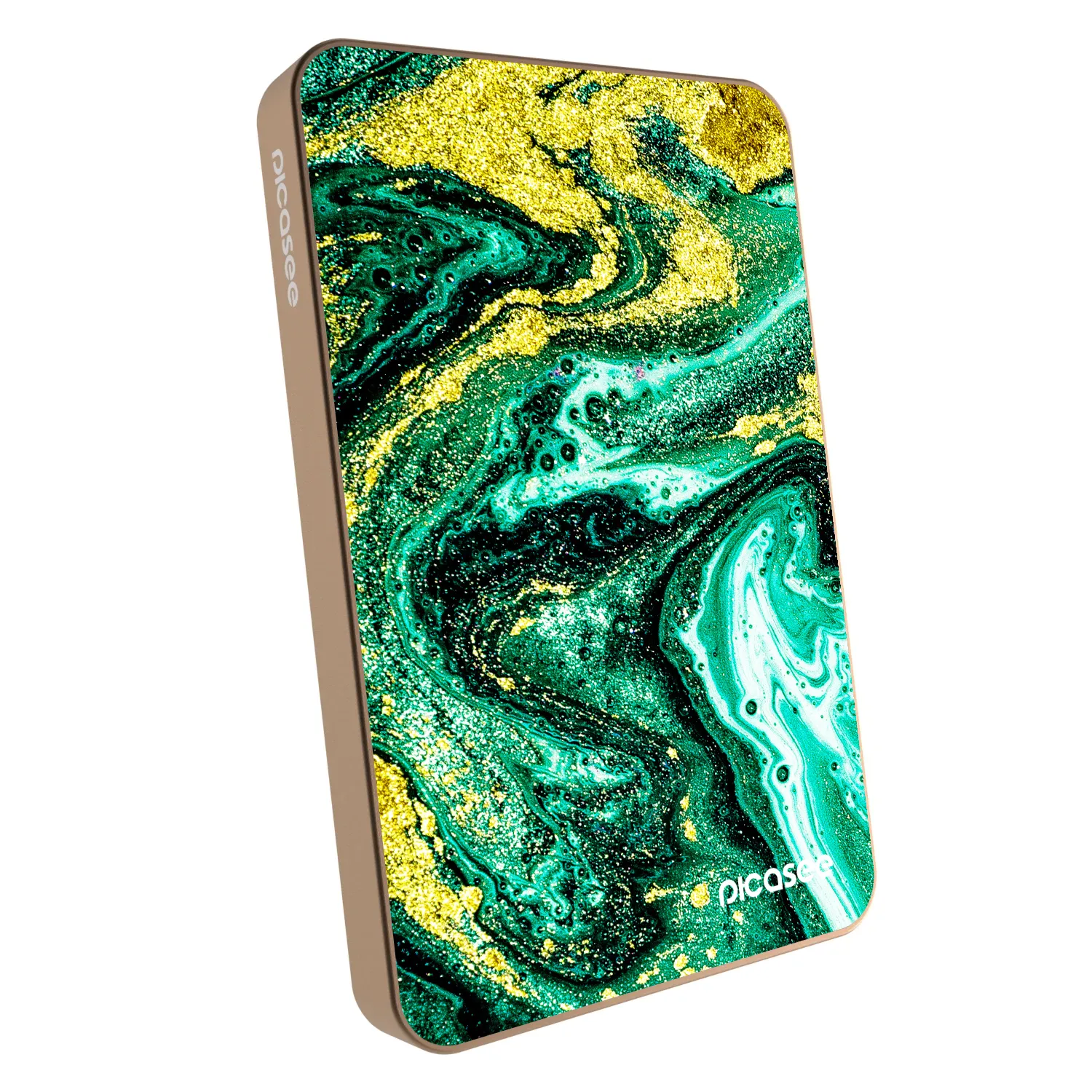 Picasee Powerbank MagSafe 5 000 mAh Aranysárga - Green Gold