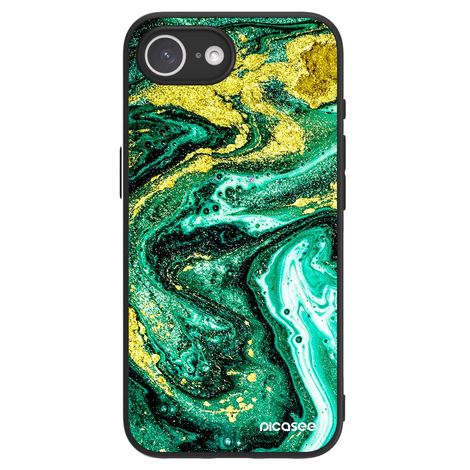 Picasee ULTIMATE CASE MagSafe Apple iPhone 17e - készülékre - Green Gold