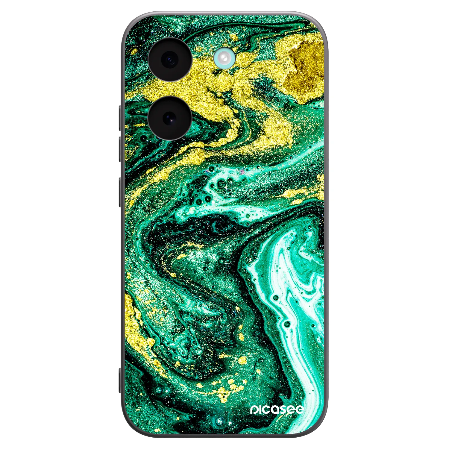 Picasee fekete szilikon tok az alábbi mobiltelefonokra Xiaomi Poco X8 Pro - Green Gold