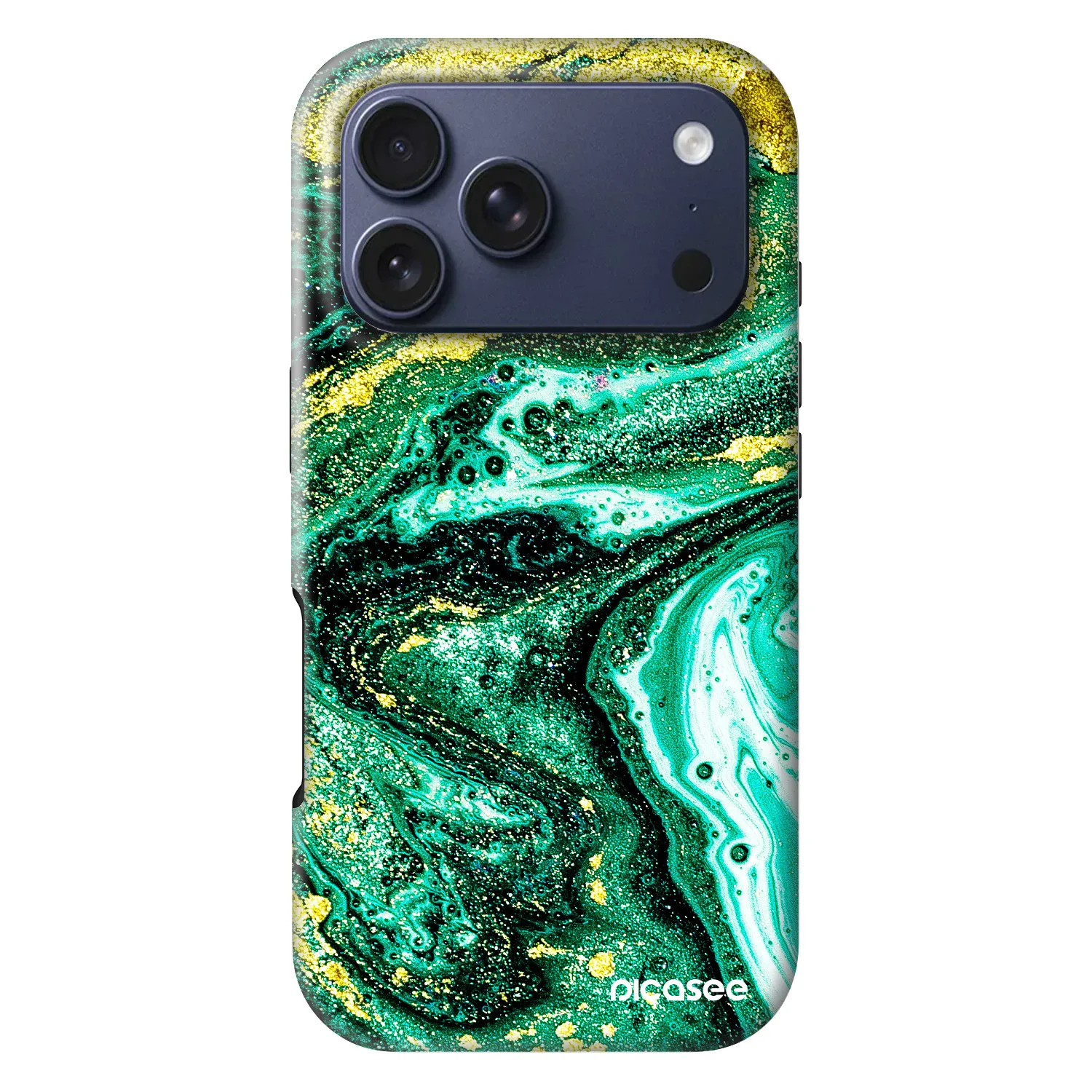 Picasee Fashion Case MagSafe Apple iPhone 18 Pro - Green Gold