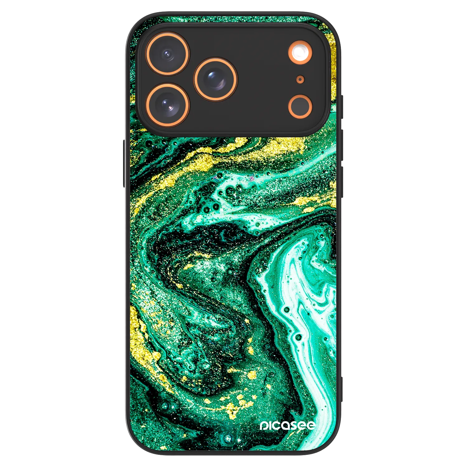 Picasee ULTIMATE CASE MagSafe Apple iPhone 18 Pro Max - készülékre - Green Gold