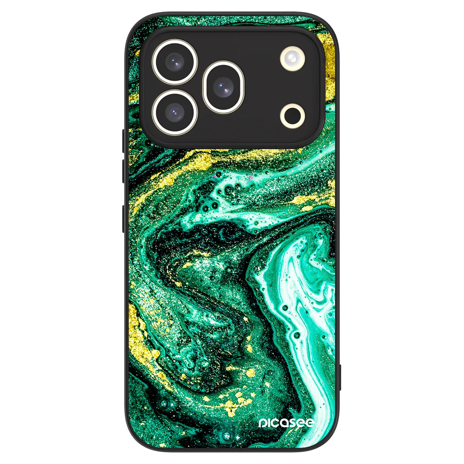 Picasee ULTIMATE CASE Honor 600 Pro - készülékre - Green Gold