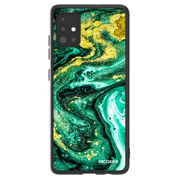 Picasee ULTIMATE CASE Samsung Galaxy A51 A515F - készülékre - Green Gold