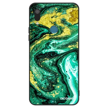 Szilikon tok erre a típusra Huawei Y7 2019 - Green Gold