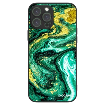 Picasee ULTIMATE CASE Apple iPhone 13 Pro Max - készülékre - Green Gold