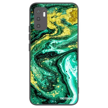 Picasee fekete szilikon tok az alábbi mobiltelefonokra Xiaomi Redmi Note 10 5G - Green Gold