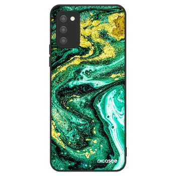 Szilikon tok erre a típusra Samsung Galaxy A02s A025G - Green Gold