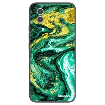 Picasee fekete szilikon tok az alábbi mobiltelefonokra Vivo Y72 5G - Green Gold