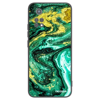 Picasee fekete szilikon tok az alábbi mobiltelefonokra Xiaomi Redmi Note 11S 5G - Green Gold