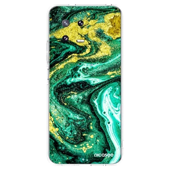 Picasee átlátszó szilikon tok az alábbi mobiltelefonokra Xiaomi 13 Pro - Green Gold