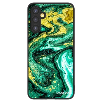 Picasee ULTIMATE CASE Samsung Galaxy A34 5G A346B - készülékre - Green Gold