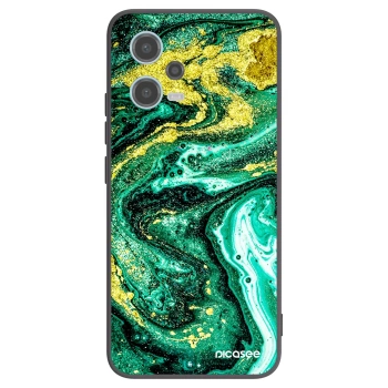 Picasee fekete szilikon tok az alábbi mobiltelefonokra Xiaomi Redmi Note 12 5G - Green Gold
