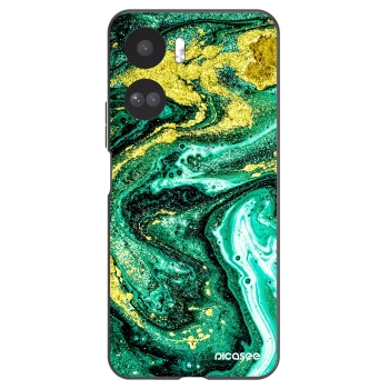 Picasee fekete szilikon tok az alábbi mobiltelefonokra Honor 90 Lite 5G - Green Gold