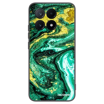 Picasee fekete szilikon tok az alábbi mobiltelefonokra Xiaomi Poco X6 Pro - Green Gold