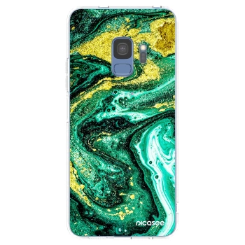 Tok az alábbi mobiltelefonokra Samsung Galaxy S9 G960F - Green Gold