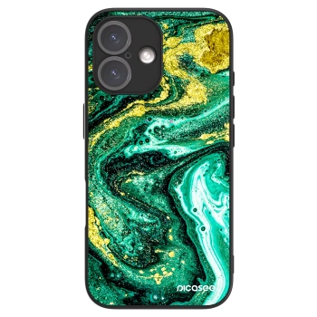 Picasee ULTIMATE CASE Apple iPhone 16 - készülékre - Green Gold