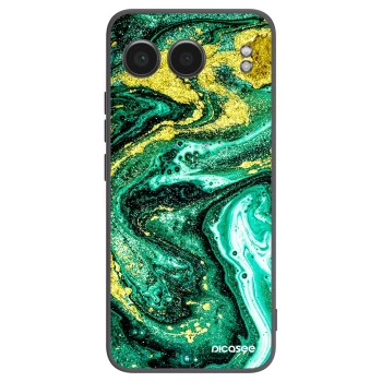 Picasee fekete szilikon tok az alábbi mobiltelefonokra OnePlus Nord 4 - Green Gold