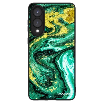 Szilikon tok erre a típusra Samsung Galaxy S25 Edge 5G - Green Gold