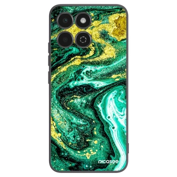 Picasee fekete szilikon tok az alábbi mobiltelefonokra Honor 200 Smart 5G - Green Gold