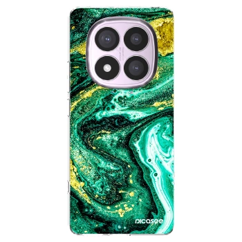Picasee átlátszó szilikon tok az alábbi mobiltelefonokra Xiaomi Redmi Note 14 Pro 4G - Green Gold