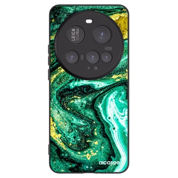 Picasee fekete szilikon tok az alábbi mobiltelefonokra Xiaomi 15 Ultra - Green Gold