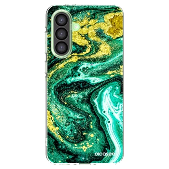 Picasee átlátszó szilikon tok az alábbi mobiltelefonokra Samsung Galaxy A26 5G A266B - Green Gold