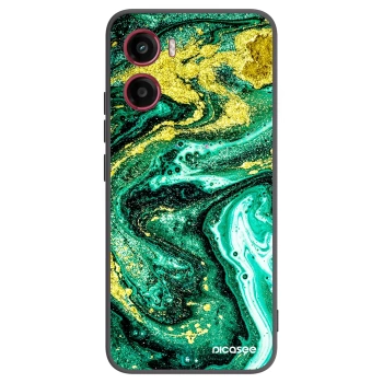 Picasee fekete szilikon tok az alábbi mobiltelefonokra Motorola Moto G05 - Green Gold