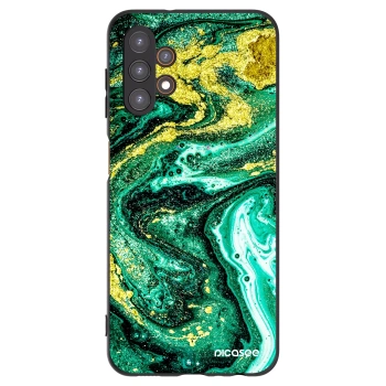 Picasee fekete szilikon tok az alábbi mobiltelefonokra Samsung Galaxy A13 5G - Green Gold