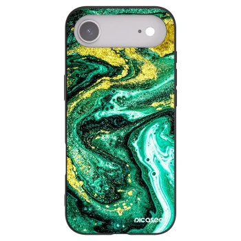 Picasee fekete szilikon tok az alábbi mobiltelefonokra Apple iPhone Air - Green Gold