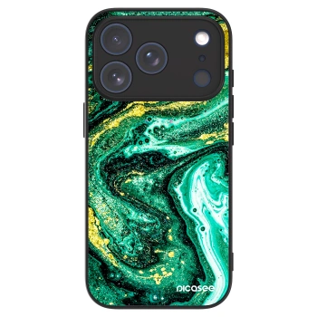 Picasee ULTIMATE CASE Apple iPhone 17 Pro - készülékre - Green Gold