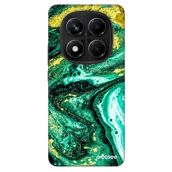 Szilikon tok erre a típusra Xiaomi Redmi Note 14 Pro 5G - Green Gold