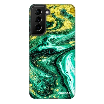 Szilikon tok erre a típusra Samsung Galaxy S21 FE 5G - Green Gold