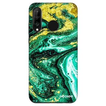 Szilikon tok erre a típusra Huawei P30 Lite - Green Gold
