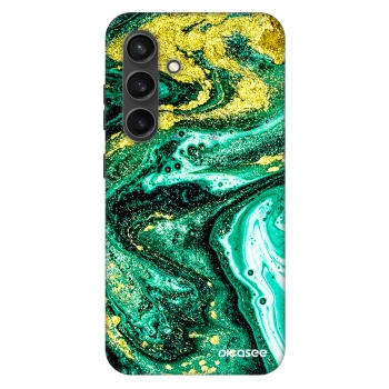 Szilikon tok erre a típusra Samsung Galaxy S24+ S926B 5G - Green Gold
