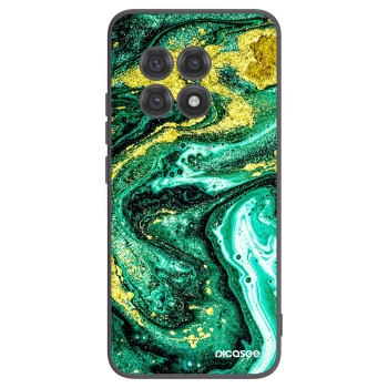 Picasee fekete szilikon tok az alábbi mobiltelefonokra OnePlus 13R 5G - Green Gold