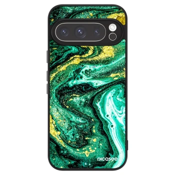 Szilikon tok erre a típusra Google Pixel 9 Pro XL - Green Gold