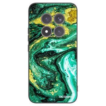 Picasee fekete szilikon tok az alábbi mobiltelefonokra Xiaomi Redmi Note 15 Pro+ - Green Gold