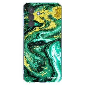 Picasee átlátszó szilikon tok az alábbi mobiltelefonokra Samsung Galaxy A17 5G - Green Gold