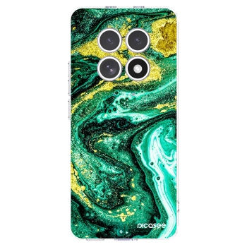 Picasee átlátszó szilikon tok az alábbi mobiltelefonokra Xiaomi Redmi Note 15 - Green Gold