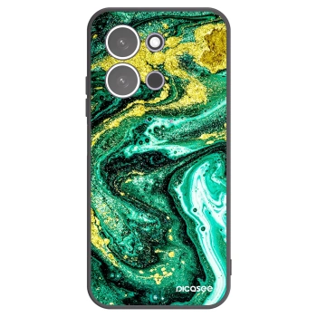 Picasee fekete szilikon tok az alábbi mobiltelefonokra Xiaomi Redmi 15C 5G - Green Gold