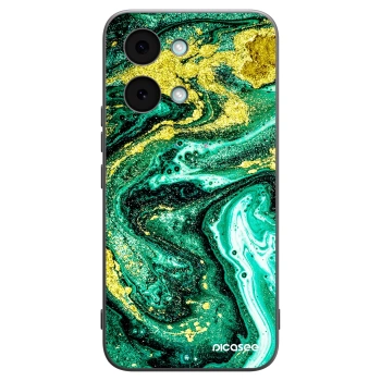 Picasee fekete szilikon tok az alábbi mobiltelefonokra Xiaomi Poco X8 Pro Max - Green Gold
