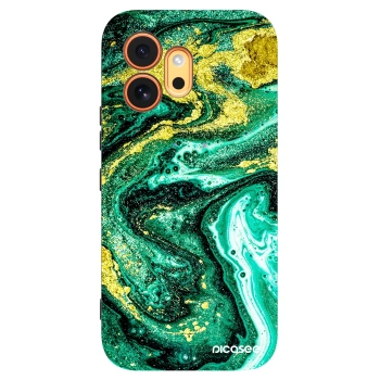 Picasee fekete szilikon tok az alábbi mobiltelefonokra Honor 600 - Green Gold
