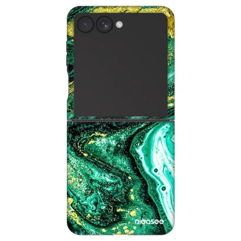 Szilikon tok erre a típusra Samsung Galaxy Z Flip7 5G - Green Gold