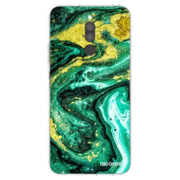 Picasee átlátszó szilikon tok az alábbi mobiltelefonokra Xiaomi Redmi 8 - Green Gold