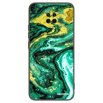 Picasee fekete szilikon tok az alábbi mobiltelefonokra Xiaomi Redmi Note 9S - Green Gold